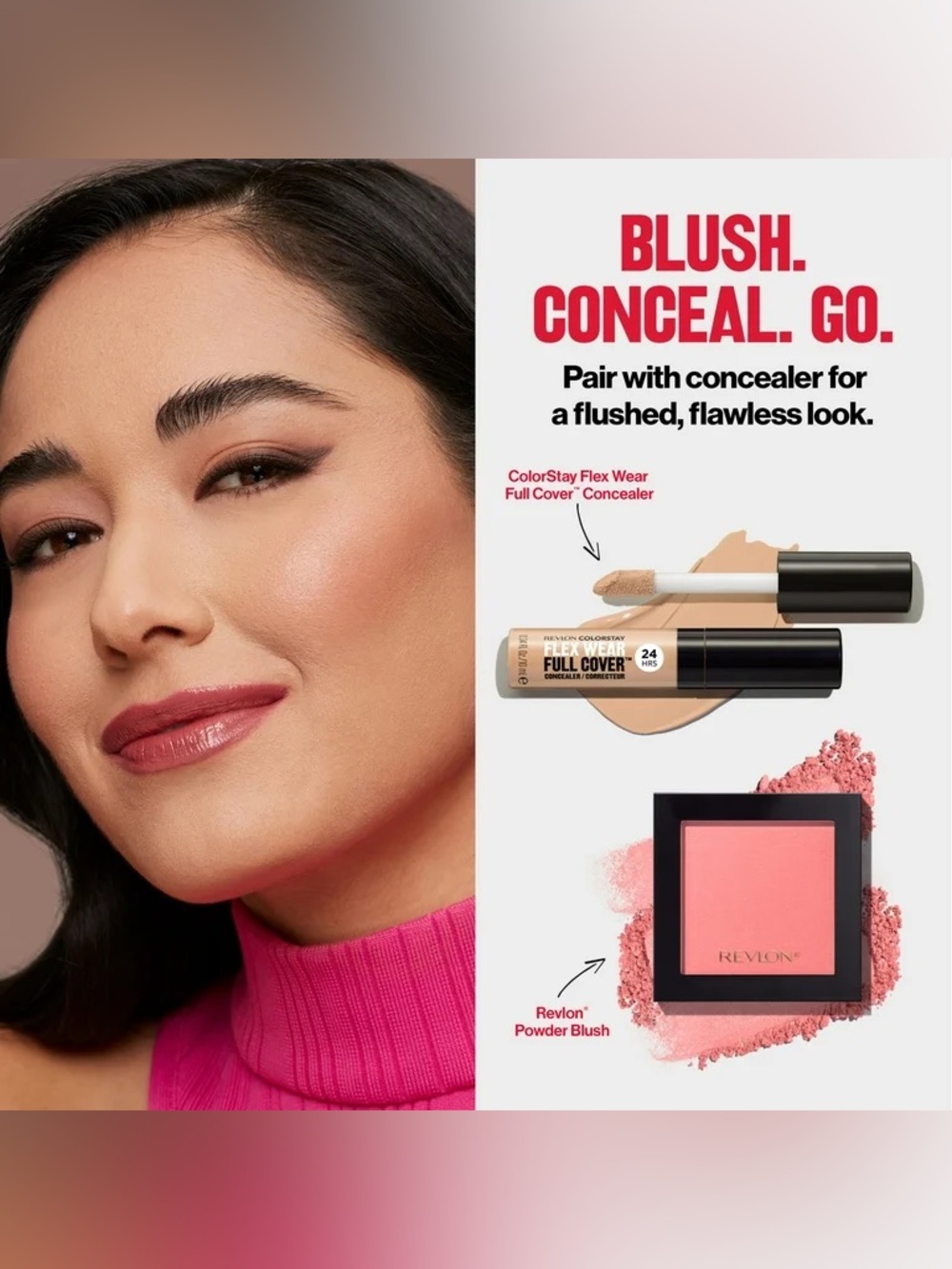 Revlon Powder Blush - Naughty Nude, NEW - Picture 6 of 8